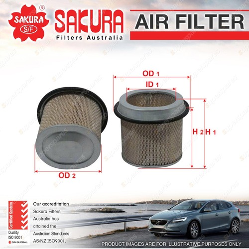 Sakura Air Filter for Hyundai Excel X1 X2 S Coupe Lantra KF Sonata AF DF2 DF3