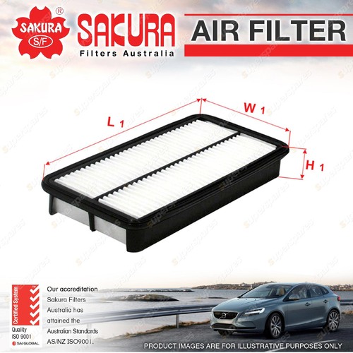 Sakura Air Filter for Toyota MR 2 Spyder 1.8L ZZW30R Petrol 4Cyl DOHC 16V