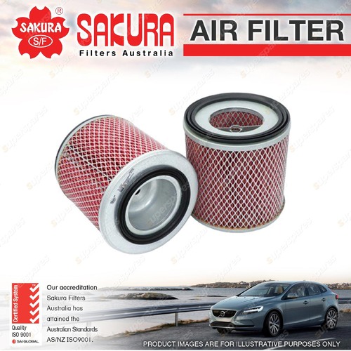 Sakura Air Filter for Ford Courier PC 4Cyl 2.2L Diesel 04/1981-1996