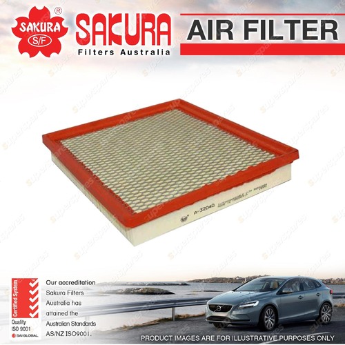 Sakura Air Filter for OPEL Insignia 2.0L GA Turbo Petrol 4Cyl A20NFT MPFI DOHC