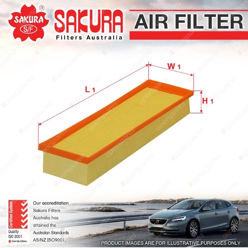 Sakura Air Filter for Peugeot 207 1.4L A7 Petrol 4Cyl ET3J4 MPFI DOHC 16V