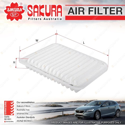 Sakura Air Filter for Peugeot 4008 2.0L Petrol 4Cyl 4B11 MPFI DOHC 16V 05/12-on