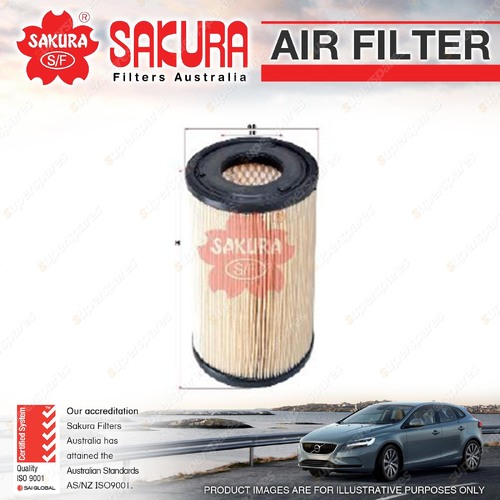 Sakura Air Filter for Massey Ferguson Tractor 1560 E4DE 4Cyl 3.0L 2005-2008