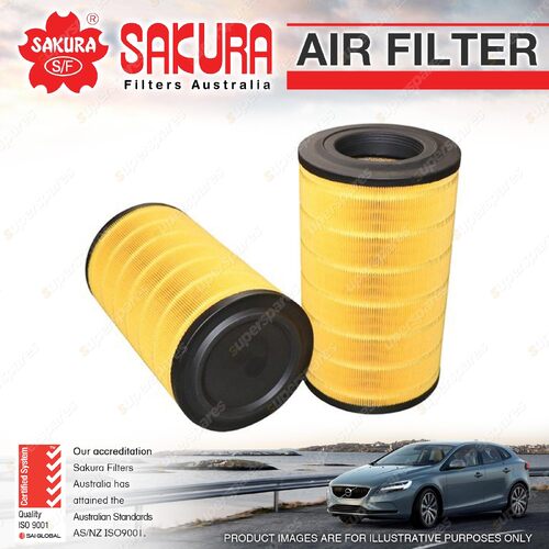 Sakura Air Filter for Hino 500 FE2AJ FE2AP FE2AU A05TC 4Cyl 5.1L TD Primary