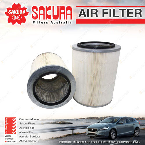 Sakura Air Filter for Mitsubishi Fuso Fighter FK 5.4L 6DS7 I6 12V 81-91 295mm