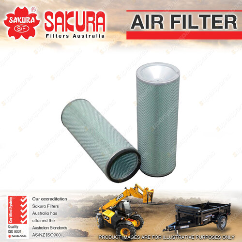 Sakura Air Filter for Hyundai HL770-7 8.3L QSB8.3 I6 12V Loader 07-10 534mm