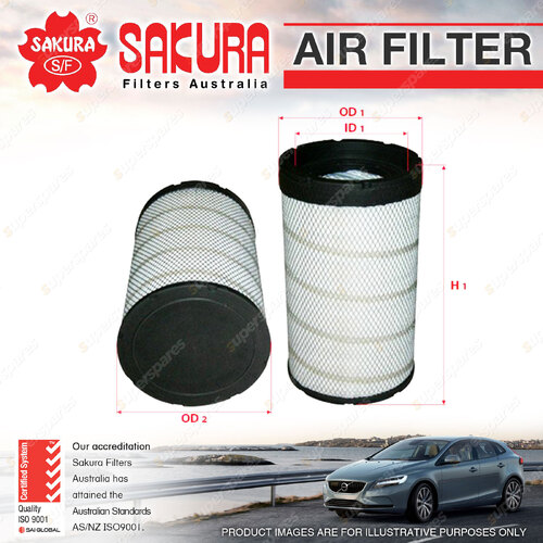 Sakura Air Filter for Foton Aumark BJ1078 1079 1099 3.8L CUM ISF 2013-On 381.5mm