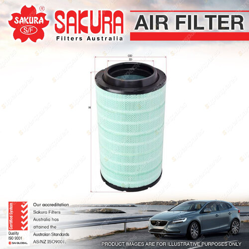 Sakura Air Filter for DAF CF 480FT 530 CF75 CF85 9.2L 12.9L Truck 1999-On