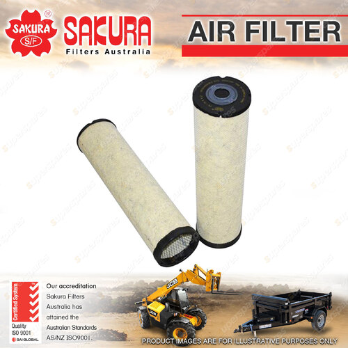 Sakura Air Filter for Caterpillar 160M 8.8L C9 ACERT I6 12V OHV Grader 2008-On