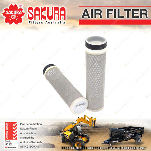 Sakura Air Filter for Alrman AX55U-6A 2.2L 4TNV88 I4 8V OHV Mini Excavator 13-On