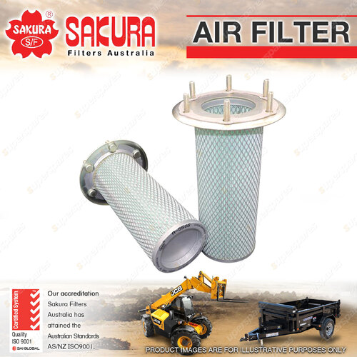 Sakura Air Filter for Caterpillar 12E CP533 10.0L 4.4L D333 3054C 61-18 307mm