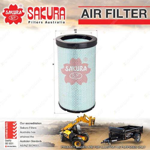 Sakura Air Filter for Caterpillar 631G 637G RM500 18.0L 15.2L 2000-On 385.5mm