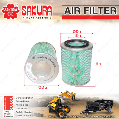 Sakura Air Filter for Deutz-Fahr Agrocompact 3.90F 3.90S 4.1L F4L913 1989-1998