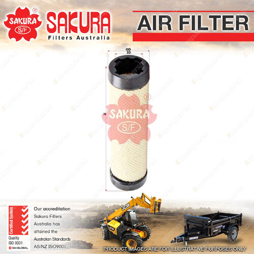 Sakura Air Filter for Kubota ZD1211 ZD1221 ZD331 1.1L 1.3L I3 6V 2016-On 237mm