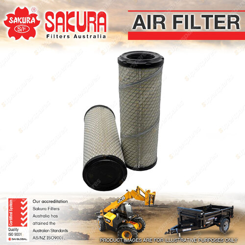 Sakura Air Filter for Dynapac CC1200 CC1300 CC900 1.7L 2.2L 1.6L 03-On 298.5mm