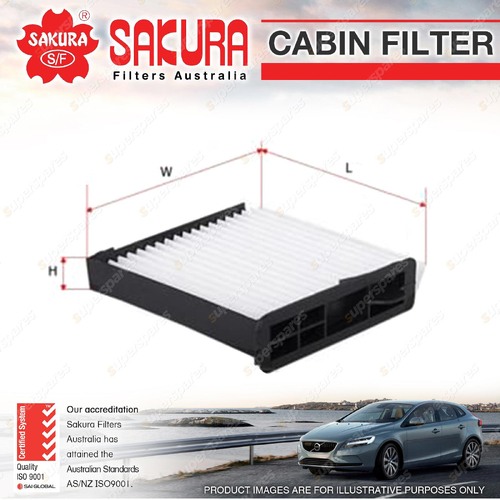 Sakura Cabin Filter for Nissan Tiida C11 4Cyl 1.5L 1.6L 1.8L Petrol 2004-2018