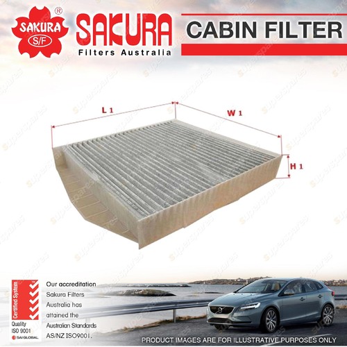 Sakura Cabin Filter for Volvo S60 S70 S80 V70 XC70 XC90 5Cyl 6Cyl Turbo Diesel