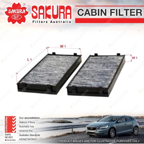 Sakura Cabin Filter for BMW X5 E70 F15 X6 E70 E71 F16 F86 6Cyl 4Cyl V8