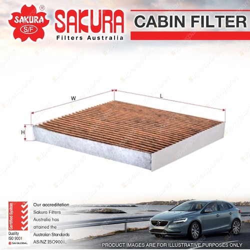 Sakura Cabin Filter for Ford Everest UA Ranger PX PM2.5 Microshield Filter