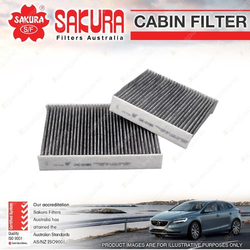 Sakura Cabin Filter for Peugeot 2008 A94 HDi 207 A7 CC GTI 208 A9 VTi JC UR ZQ