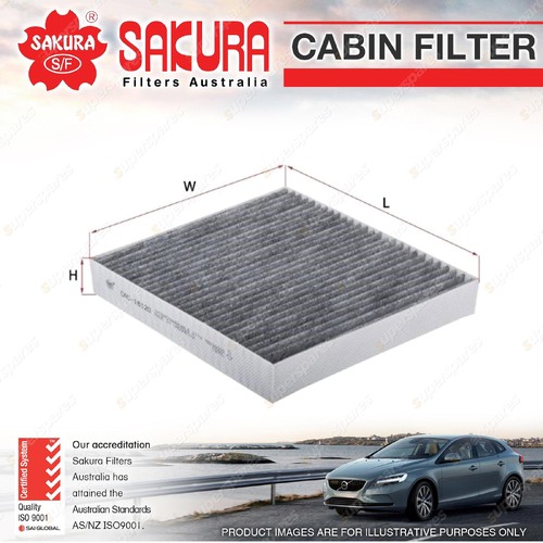 Sakura Cabin Filter for Citroen C4 2.0L 4Cyl Petrol MPFI 2012-2020