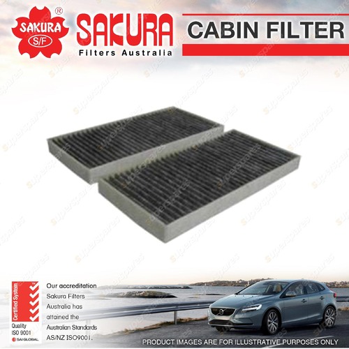 Sakura Cabin Filter for Hyundai Tucson JM 2.0L 2.7L Includes 2 Filters