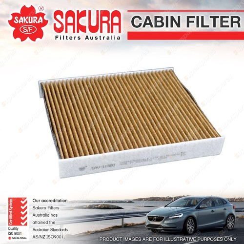 Sakura Cabin Filter for Toyota Hilux GUN126R GUN136R 1GDFTV 4CYL 2.8L 2016-On