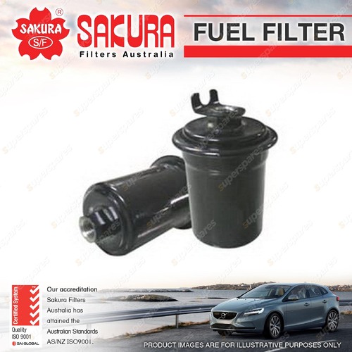 Sakura Fuel Filter for Hyundai Accent LC Excel X3 S Coupe 1N Ptrl 4Cyl 1.3 1.5L