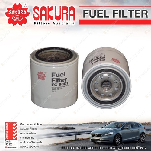 Sakura Fuel Filter for Toyota Coaster Dyna FB4J XZU130 140 Toyoace 4Cyl