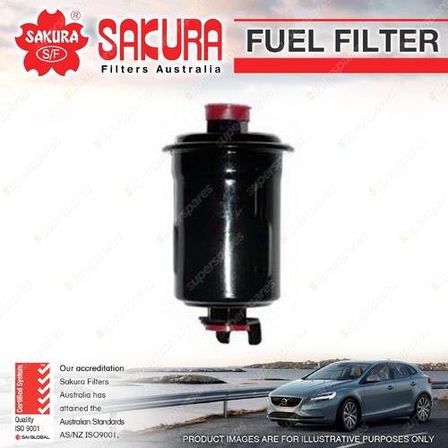 Sakura Fuel Filter for Toyota Paseo EL44R Petrol 4Cyl 1.5L 07/1991-1996