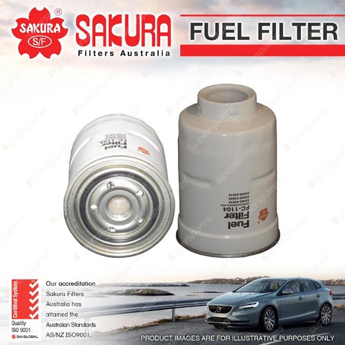 Sakura Spin-On Fuel Filter for Ford Courier PJ Ranger PJ PK Turbo Diesel 4Cyl V6