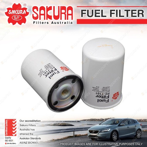 Sakura Spin-On Fuel Filter for Holden Vectra JR JS V6 Diesel 1.7L Petrol 2.5L