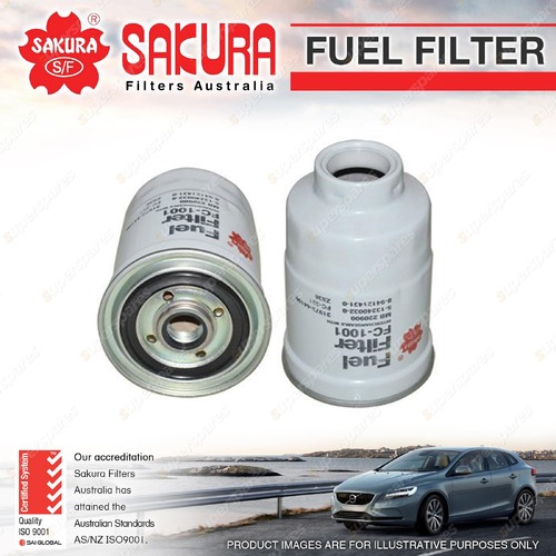 Sakura Fuel Filter for Mitsubishi L200 Express Starwagon MC 2WD MD 4WD 4Cyl