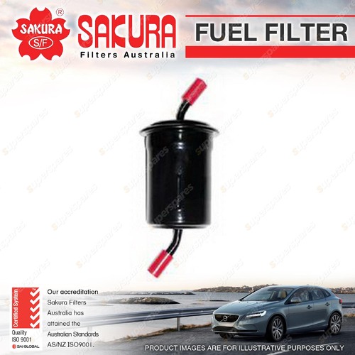 Sakura Fuel Filter for Ford Laser KJ KL KM 4Cyl 1.3L 1.5L 1.6L 1.8L Petrol