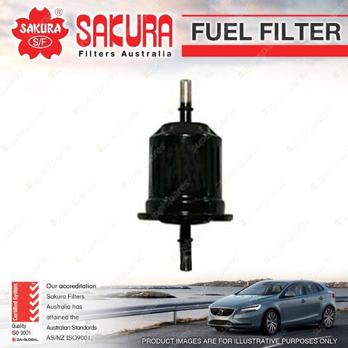 Sakura Fuel Filter for Hyundai Trajet FO V6 2.7L Petrol G6BA 07/2000-On