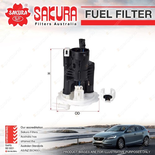 Sakura Fuel Filter for Mazda 323 Astina Protege BA BJ Mpv LW Premacy CP Petrol