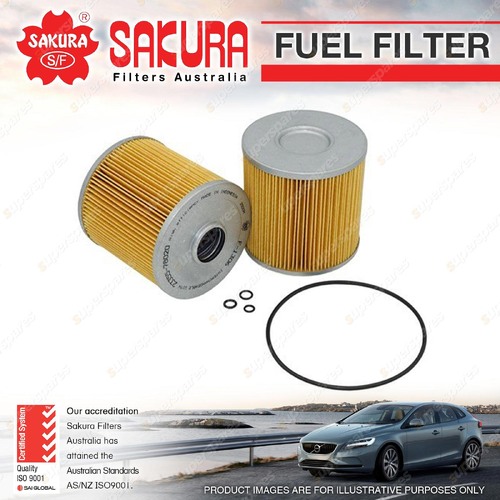 Sakura Fuel Filter for Hino Poncho HX J05ETS 4Cyl 5.3L Diesel 2016-ON