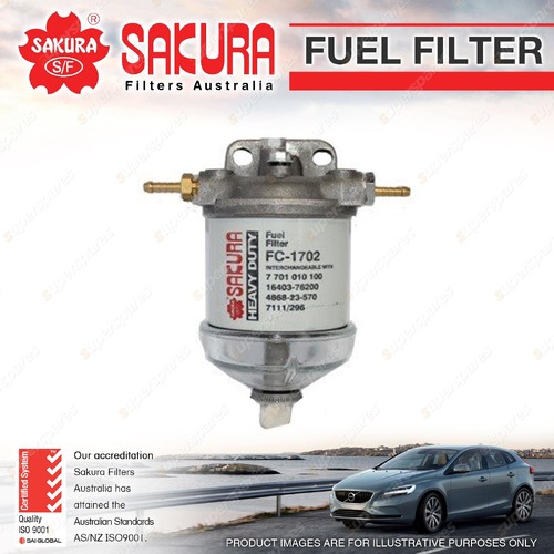 Sakura Fuel Filter Kit With 1/4 Fittings for Mazda E3000 E4100 Diesel 1978-1981