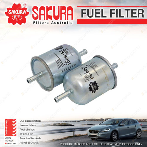 Sakura Fuel Filter for Holden Commodore VL 2.0L RB20E  I6 12V 1987-1990