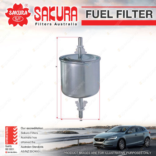 Sakura Fuel Filter for Ford Ranger Raptor PY T6.2 3.0 DD2S V6 24V Wellside 22-On