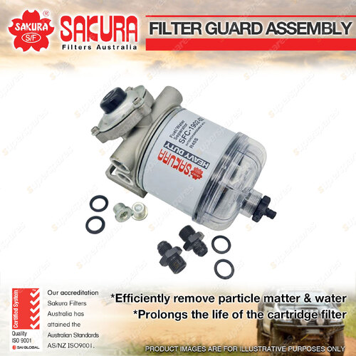 1 x Sakura Filter Guard Assembly Spin-on - FG-1902-02-AN6 M16 to AN-6