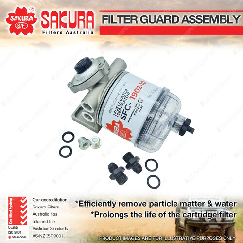 1 x Sakura Filter Guard Assembly Spin-on - FG-1902-10-AN6 M16 to AN-6