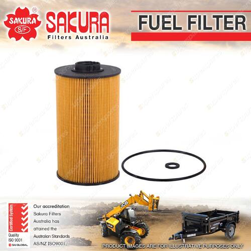 Sakura Fuel Filter for Kobelco SK235SR2 5.1L J05ETA I4 8V OHV Excavator 2010-On