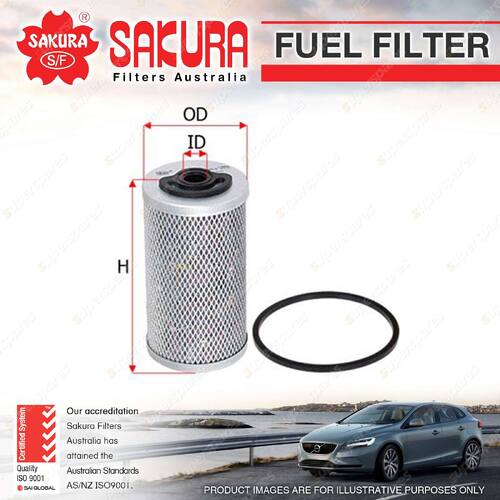 Sakura Fuel Filter for Claas Jaguar 70SF OM401 V6 12V Forage Harvester 75-84