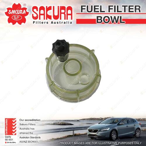 Sakura Fuel Filter Bowl for Jeep Cherokee Sport KJ 16V XJ 8V 2.5L I4 1997-2003