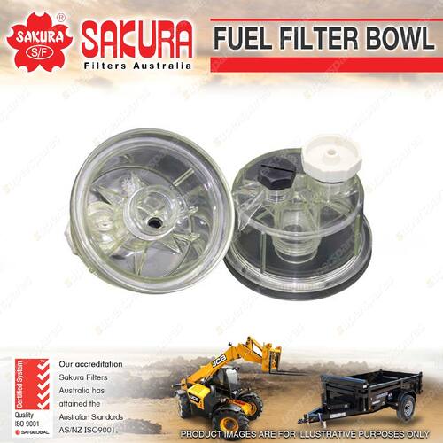 Sakura Fuel Filter Bowl for Hyundai HL7579 HL7609 R170W9 6.7L I6 12V OHV 09-On