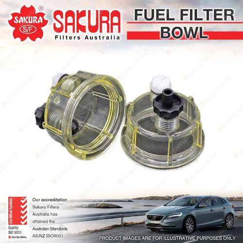 Sakura Fuel Filter Bowl for Toro Groundsmaster 228 328D 7200 7210 Reelmaster