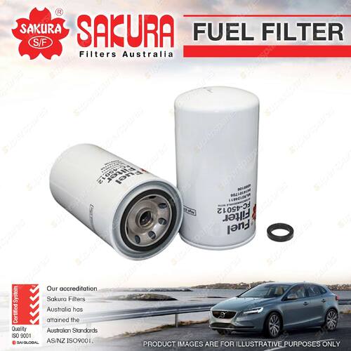 Sakura Spin-On Fuel Filter for Alexander Dennis Enmro 200 Enviro 200 4.5L 12-19