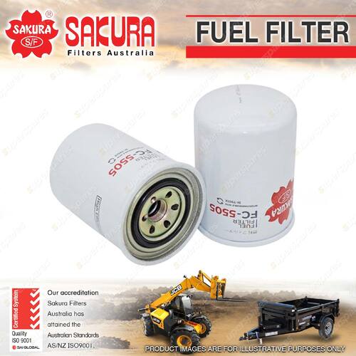 Sakura Spin-On Fuel Filter for Kubota M126GX 7131 7132 7151 7152 7171 7172 R430