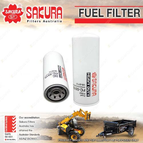 Sakura Spin-On Fuel Filter for Caterpillar D7R 10.5L 3306T I6 12V 05-On